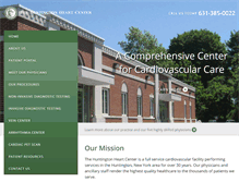 Tablet Screenshot of huntingtonheartcenter.com
